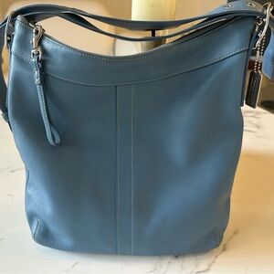 Genuine COACH blue leather purse